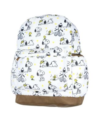 Backpack Snoopy and Woodstock All-Over Tossed Print School Book Bag