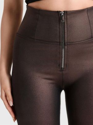 Women's Metallic High-Rise Sculpting Skinny Pants