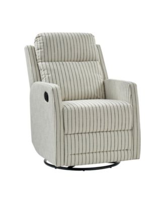 Coral Modern Ergonomic Swivel Rocker Manual Recliner