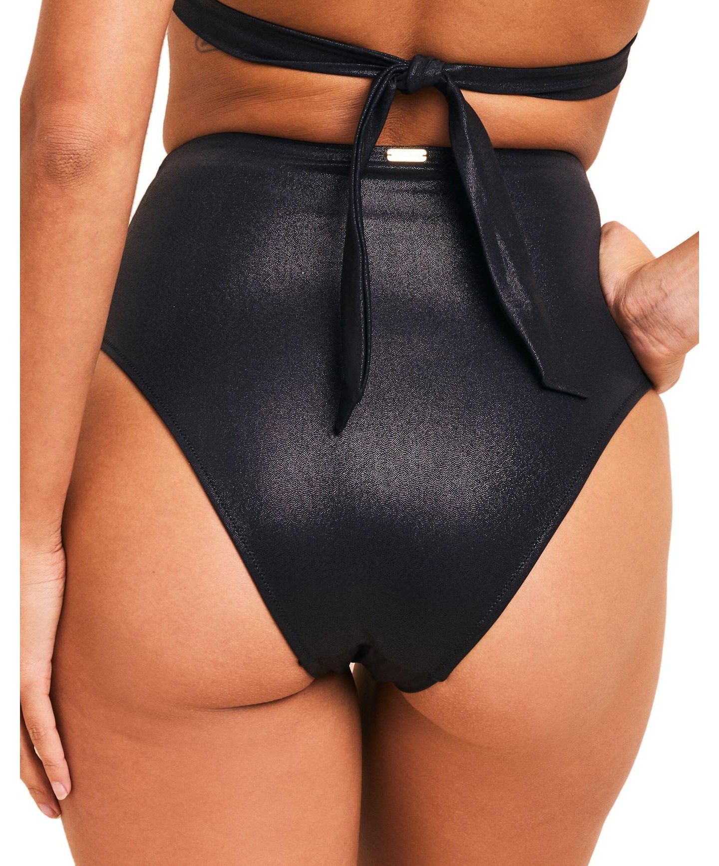 Низ бикини Swimwear, высокая посадка — Adore Me, цвет: Чёрный — фото 2
