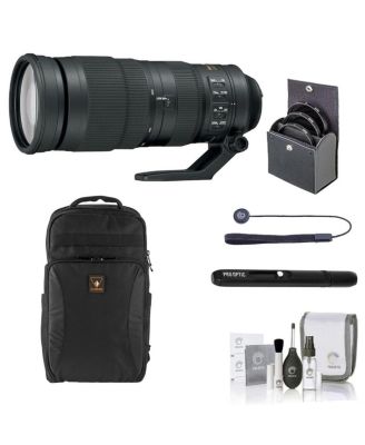 200-500mm f/5.6E ED AF-S NIKKOR VR Lens, Bundle with Slinger Camera Backpack, ProOptic 95mm Filter Kit, Lens Cleaner, Cleaning Kit, Lens Cap Tether