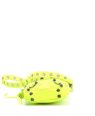 Le Cagole Giant Studs Crossbody Bag Leather