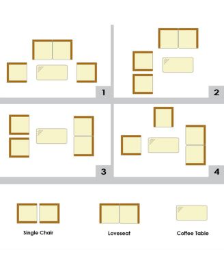 8PCS Patio Garden Rattan Furniture Set Coffee Table Cushioned Sofa