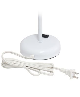 19.5" Metal Oslo Contemporary Bedside Duo Table Lamp Set