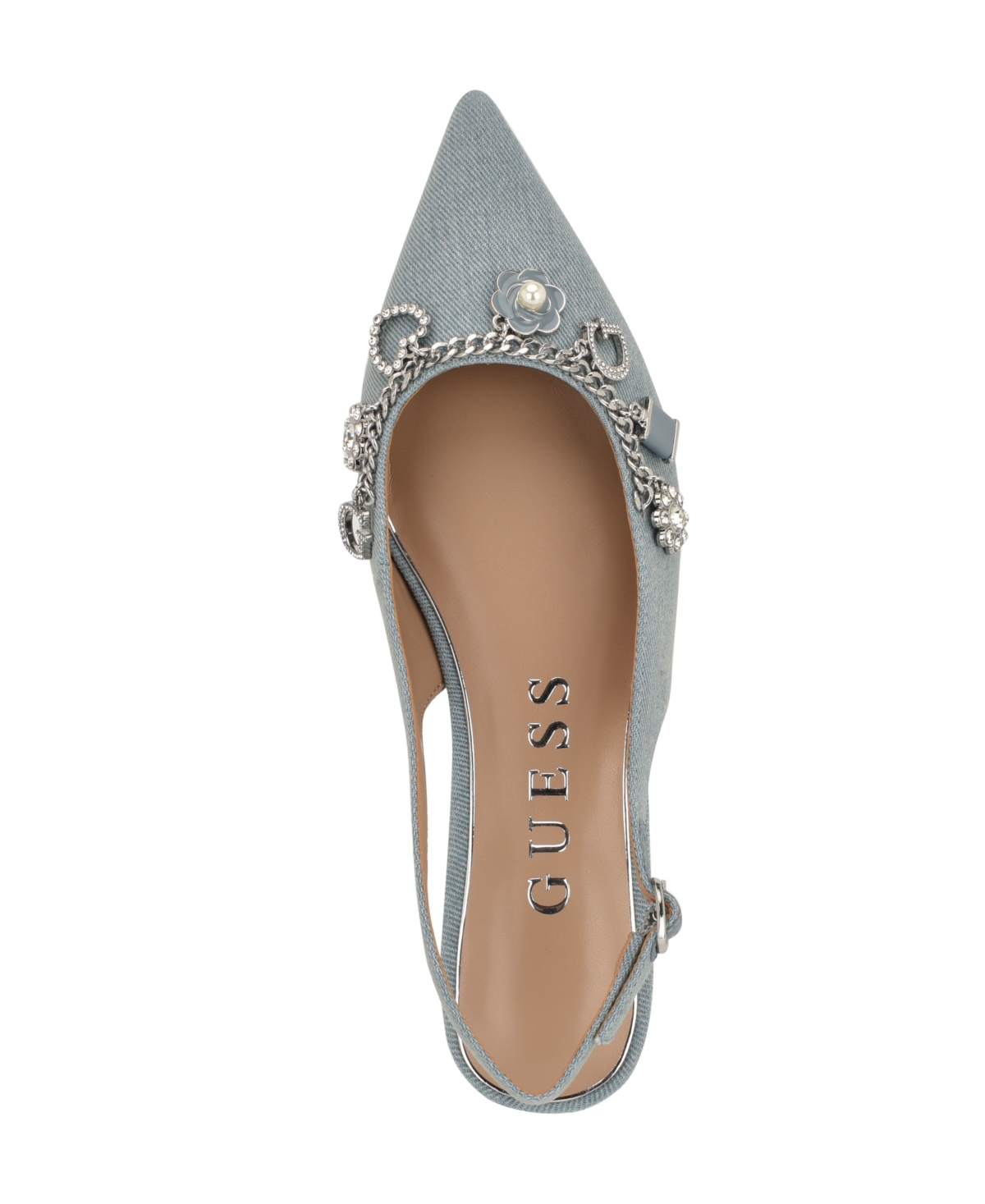 Guess Daisee Slingback Pointed Toe Flat