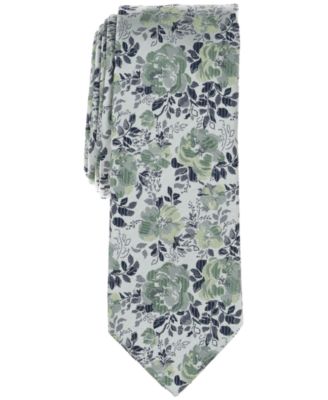 Men's Soft Botanical Floral Tie