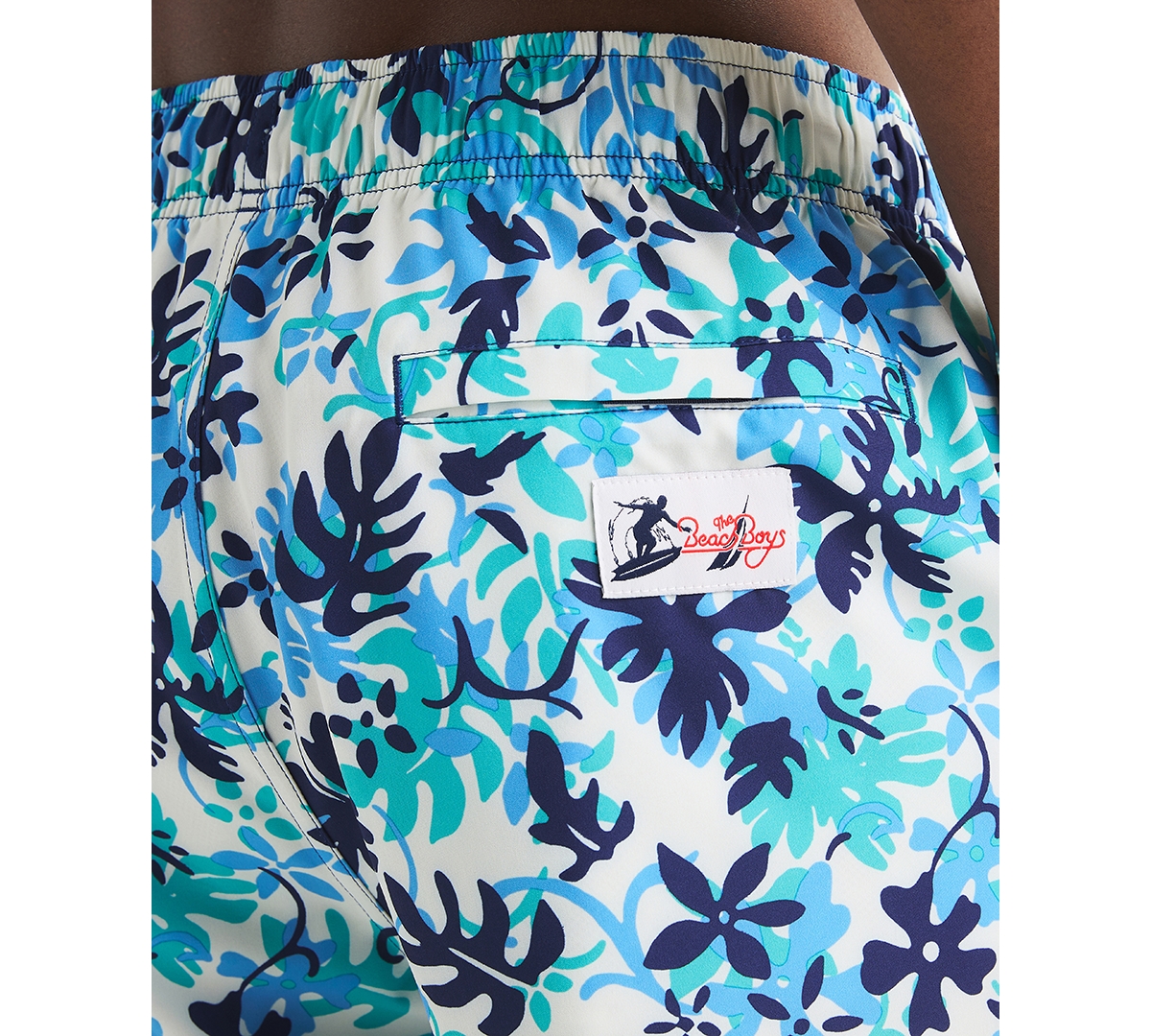 Nautica Beach Boys X  Men's Quick-dry Floral Swim Trunks