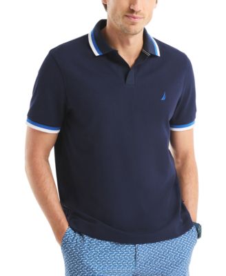 Nautica - Men's Classic-Fit Johnny Collar Polo Shirt