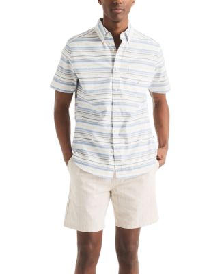 7" Striped Textured Pull-On Short