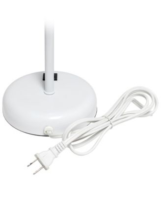 19.5" Metal Oslo Contemporary Bedside Duo Table Lamp Set