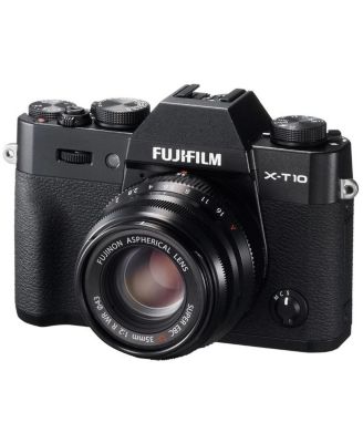 XF 35mm f/2 R WR Lens, Black, Bundle with 43mm Filter Kit, Lens Case, Cleaning Kit, Lens Cap Tether, Mac Software Kit