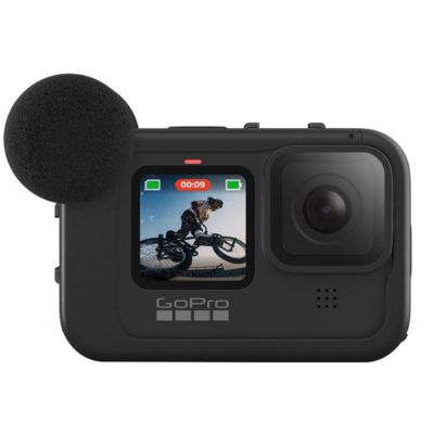HERO12 Black Camera Bundle: Waterproof Action Cam with Go Pro Media Mod and 64GB Micro SD for Ultimate Content Creation
