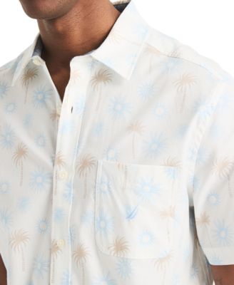Men's Classic-Fit Tropical-Print Shirt