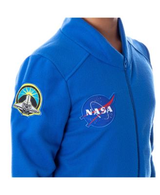 Boys Meatball One Piece Astronaut Space Suit Pajama Union Suit