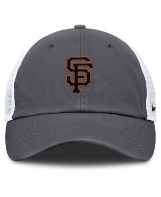 Men's Gray San Francisco Giants Adjustable Trucker Hat