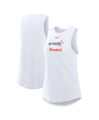 Nike - Women's White Houston Astros 2025 City Connect Tri-Code High Neck Performance Tank Top