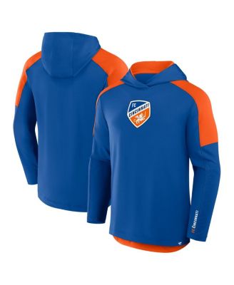 Fanatics - Men's Blue FC Cincinnati Red Card Transitional Pullover Hoodie