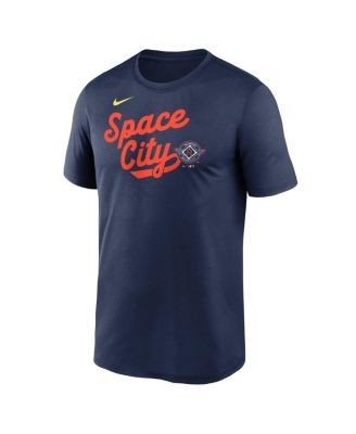 Men's Navy Houston Astros 2025 City Connect Team Phrase Legend Performance T-Shirt