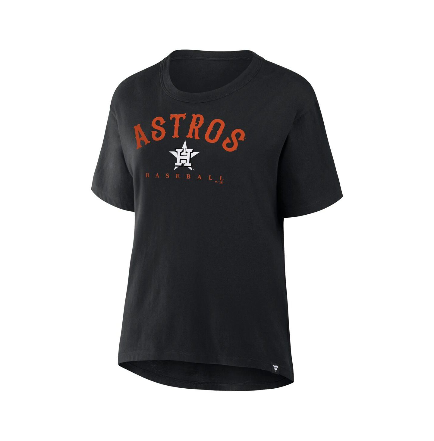 Женская футболка Fanatics Black Houston Astros Relaxed fit Legacy — фото 2