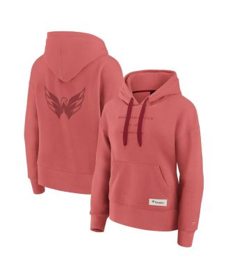 Fanatics - Women's Red Washington Capitals Elements Future Ground Subtle Tonal Pullover Hoodie