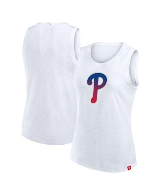 Fanatics - Women's White Philadelphia Phillies Activate Slub Tank Top