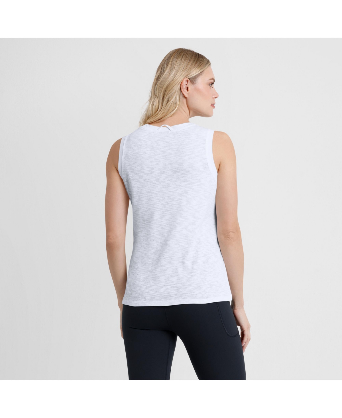 Fanatics Women's White Georgia Bulldogs Activate Slub Tank Top In White