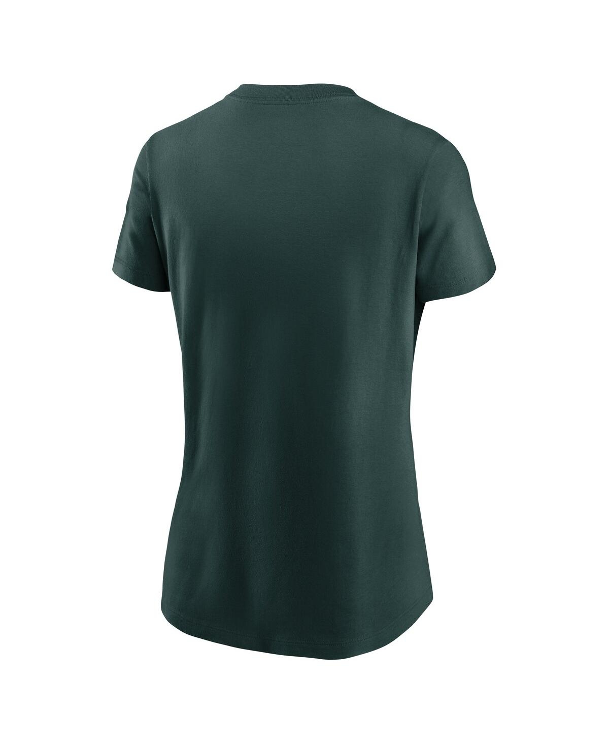 Nike Green Michigan State Spartans Local Script T-shirt In Green