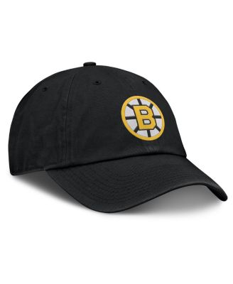 Men's Black Boston Bruins Decades Collection Adjustable Hat