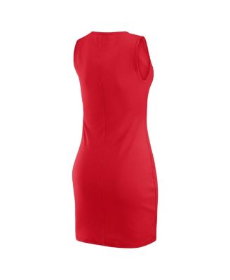 x Gracie Hunt Women's Scarlet San Francisco 49ers Ribbed Tank Dress