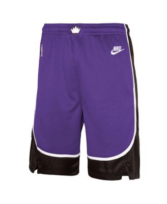 Big Boys and Girls Purple Sacramento Kings 2024/25 City Edition Swingman Performance Shorts