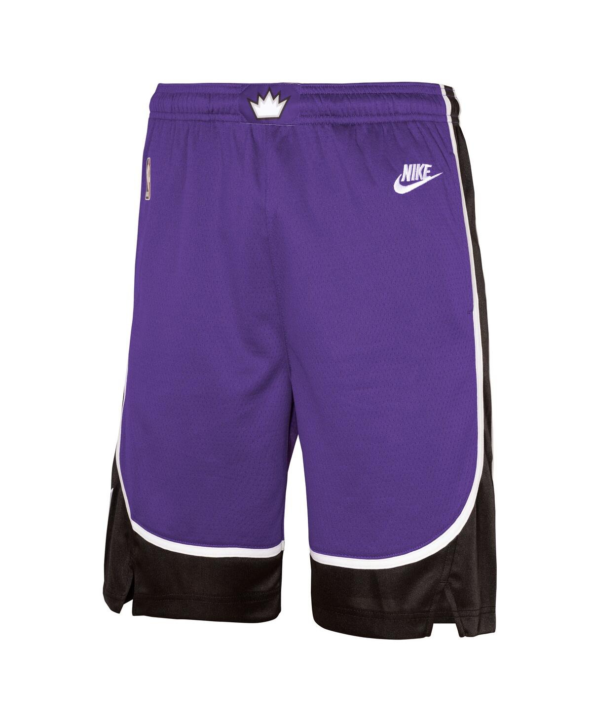 Nike Big Boys And Girls Purple Sacramento Kings 2024/25 City Edition Swingman Performance Shorts In Purple