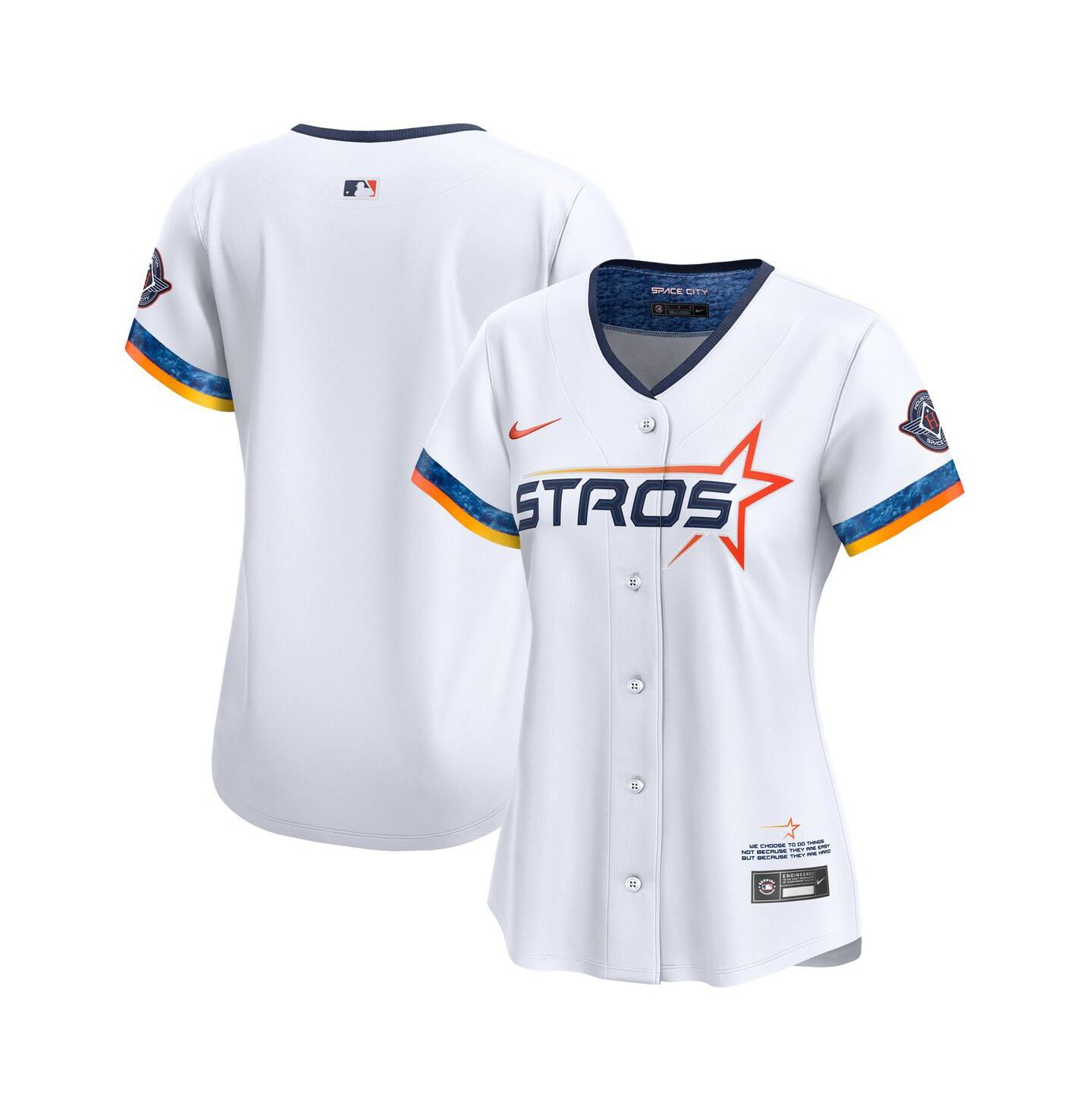 Женский топ Nike White Houston Astros 2025 City Connect Limited Jersey — фото 1