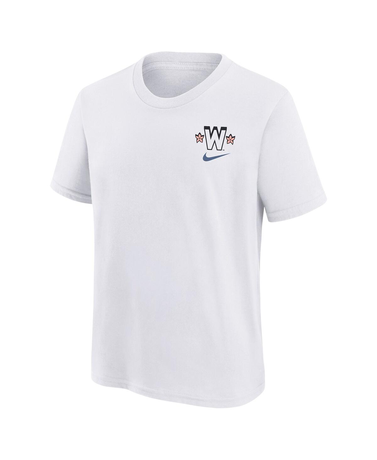 Nike Big Boys And Girls White Washington Nationals 2025 City Connect T-shirt In White