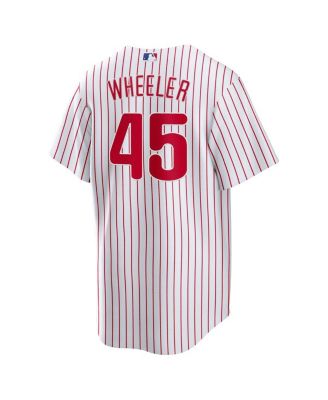 Men's Zack Wheeler White Philadelphia Phillies Home Replica Jersey