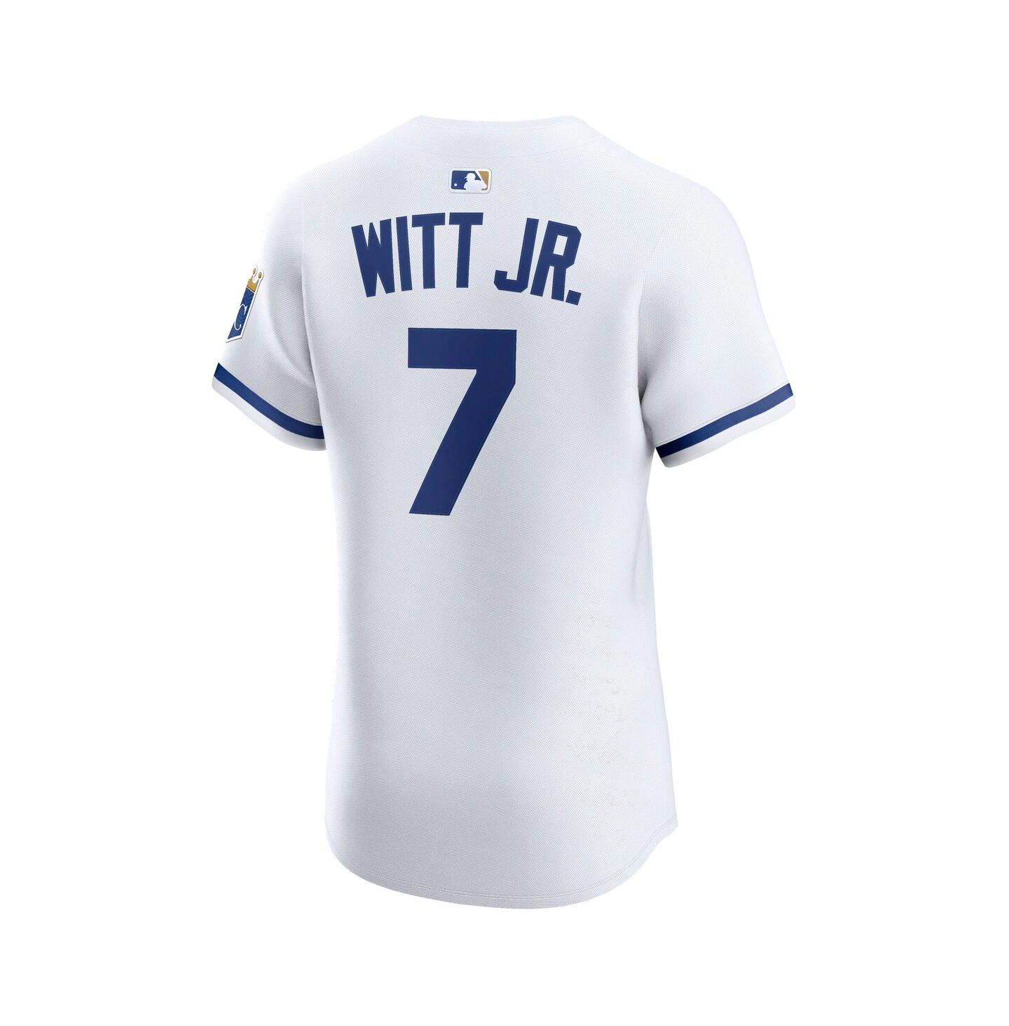 Мужской топ Nike Bobby Witt Jr. White Kansas City Royals Home Elite Jersey — фото 3