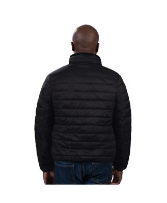 Men's Black San Francisco Giants Packable Neck Pillow Full-Zip Puffer Jacket