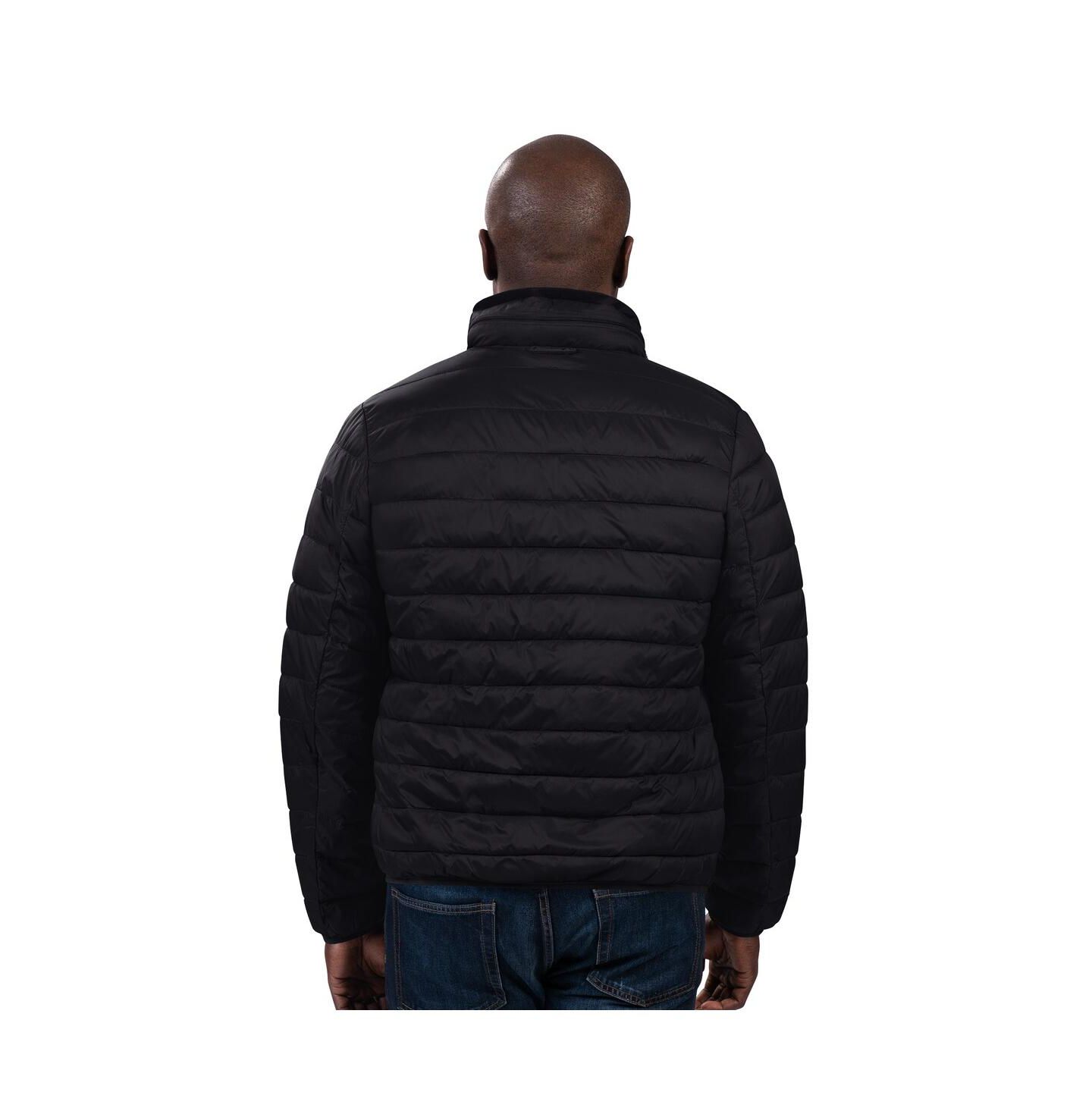 Мужская куртка G-III Sports by Carl Banks Black San Francisco Giants Packable Neck Pillow Full-Zip Puffer — фото 2