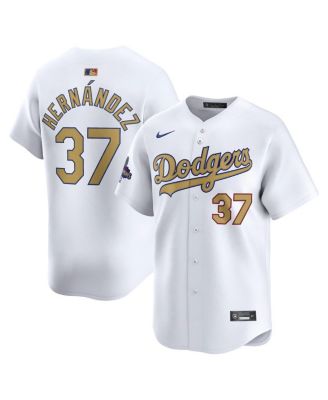 Nike - Men's Teoscar Hernandez White Los Angeles Dodgers 2025 Gold Collection Limited Jersey