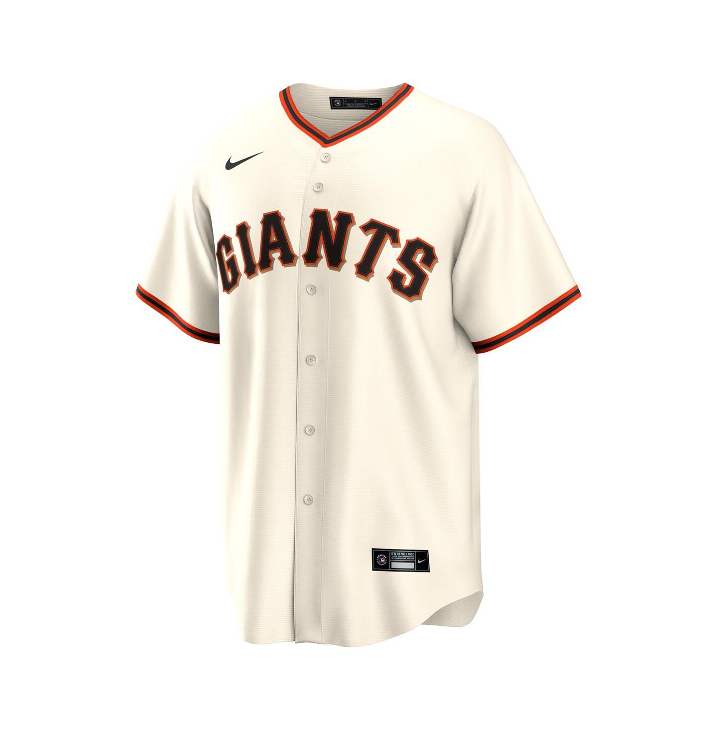 Мужской топ Nike Patrick Bailey Cream San Francisco Giants Home Replica Jersey — фото 2