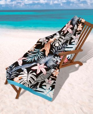 Paradise Bird Cotton Beach Towel, 70" x 40"