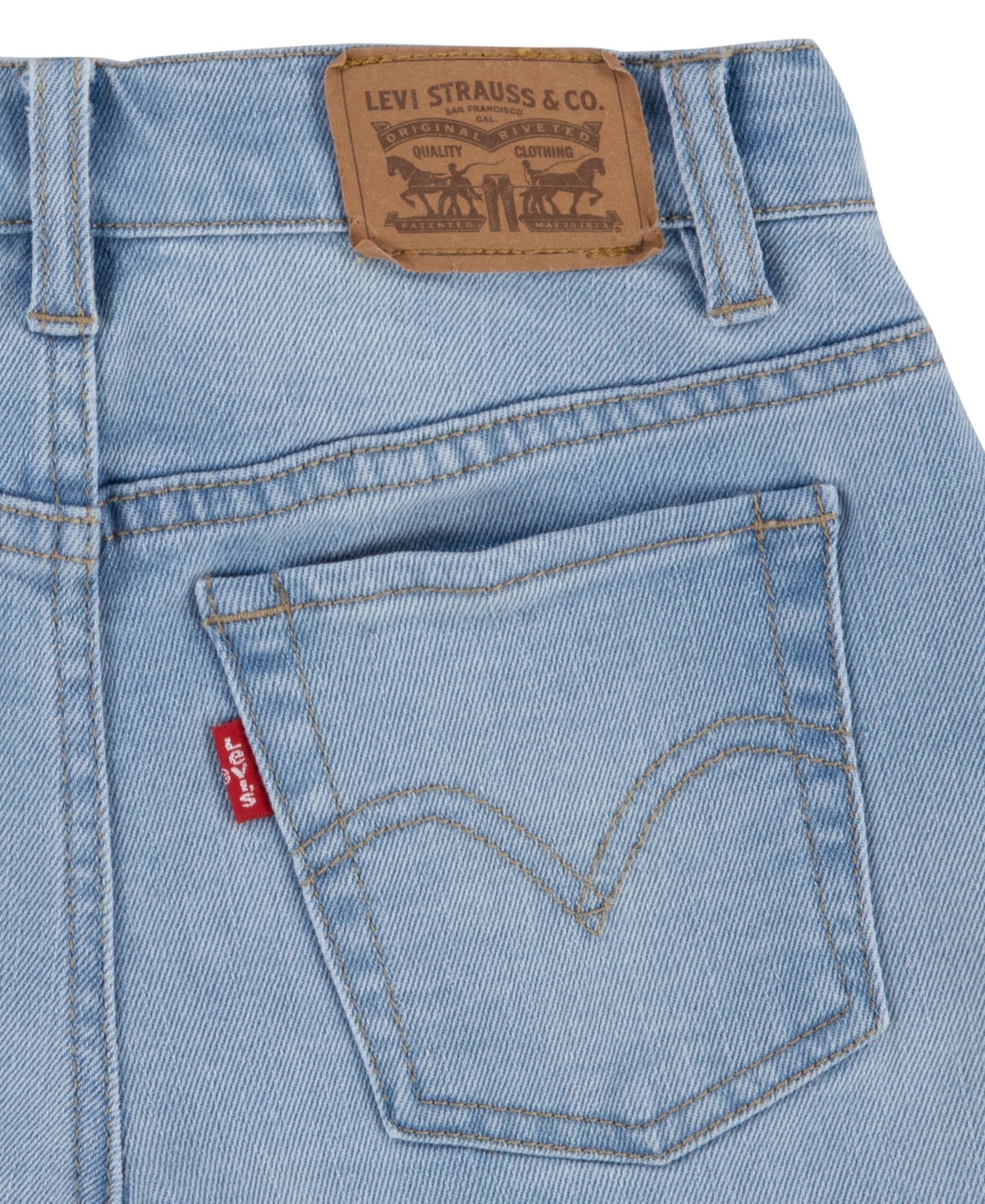 Levi's Big Girls Mini Mom Shorts