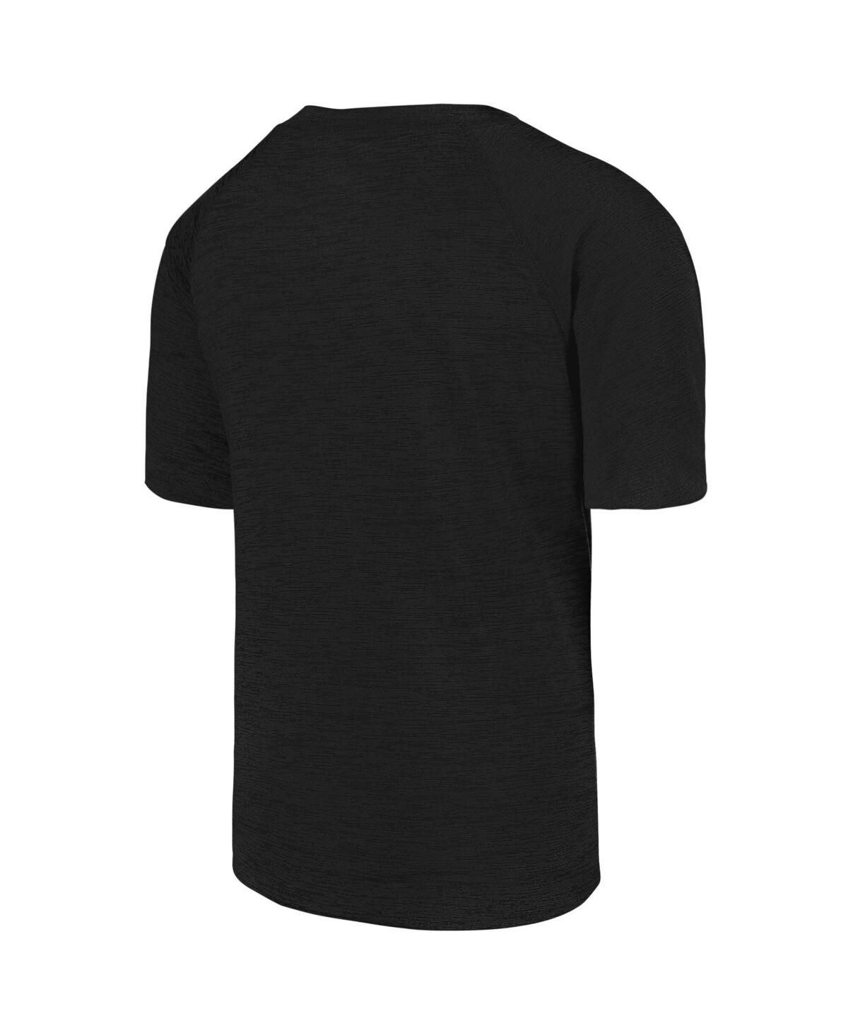 FANATICS BIG BOYS AND GIRLS HEATHER BLACK ATLANTA UNITED FC GO FAR RAGLAN T-SHIRT 