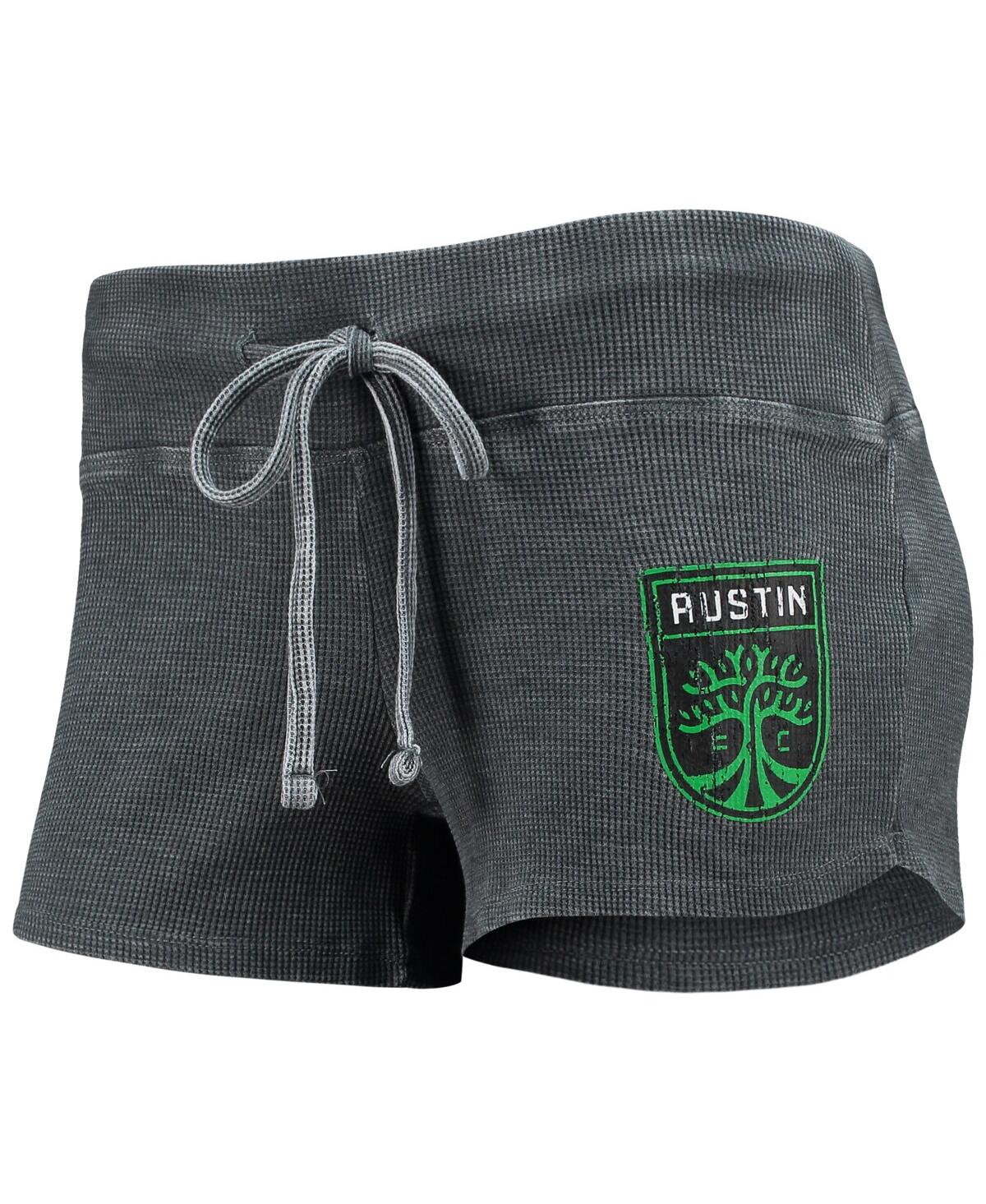 Concepts Sport Women's Charcoal Austin Fc Resurgence Shorts In Charcoal