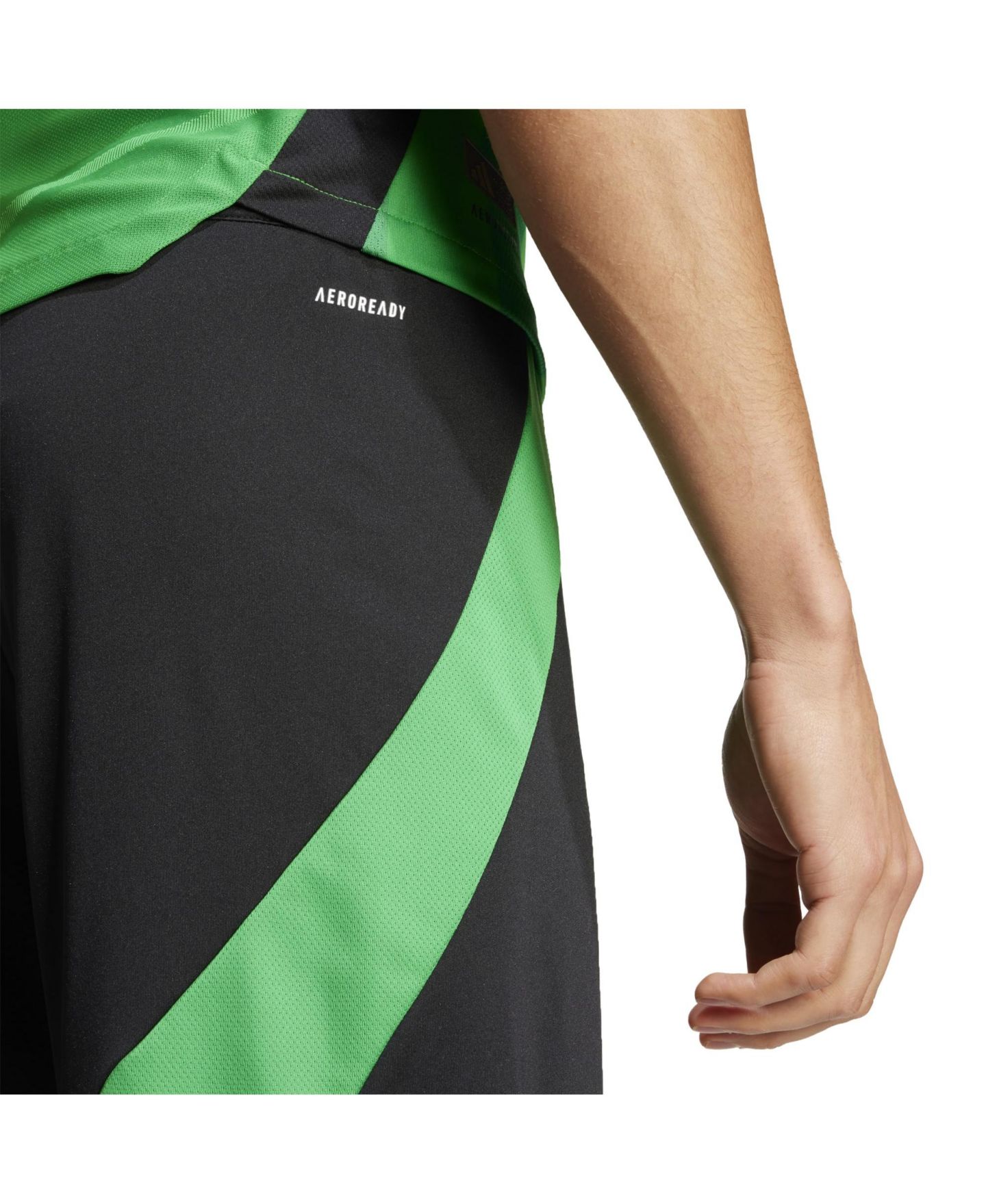 Мужские шорты adidas Black Austin FC Home 2025 The Heartbeat Kit Authentic — фото 5