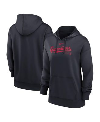 Nike - Women's Navy Cleveland Guardians Authentic Collection Performance Pullover Hoodie