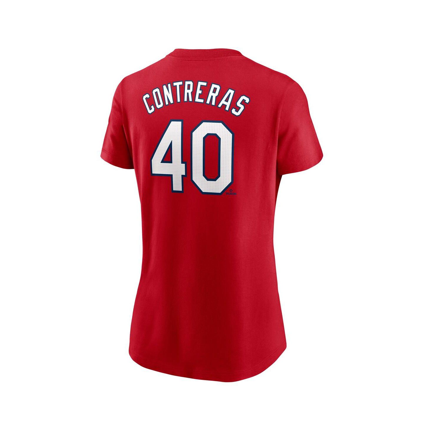 Женская футболка Nike Willson Contreras Red St. Louis Cardinals Fuse Name & Number — фото 3