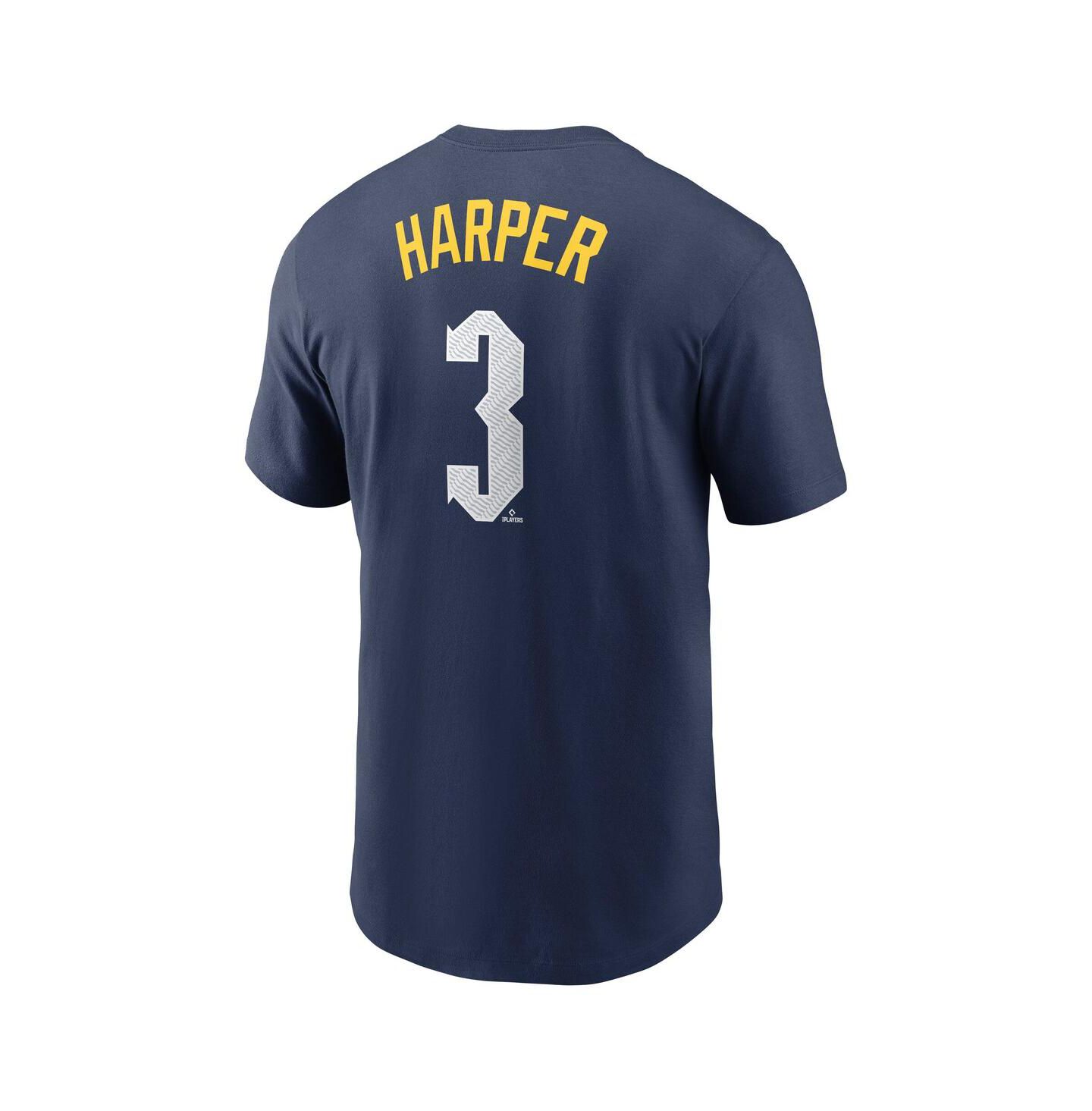 Мужская футболка Nike Bryce Harper Royal Philadelphia Phillies 2024 City Connect Fuse Name & Number — фото 3