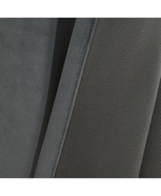Heavyweight Velvet Grommet Curtain Panels (Set of 2), 52" W x 96" L