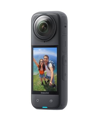 X4 8K 360 Action Camera, Black, Bundle with Extra Battery and Invisible Dive Case