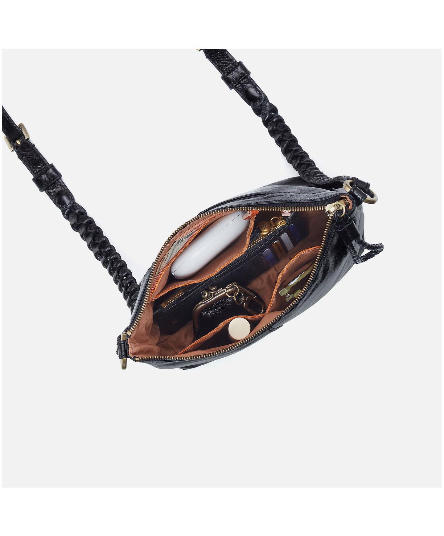 Женская сумка HOBO Lasso Medium Crossbody, цвет: Трюфельный — фото 2